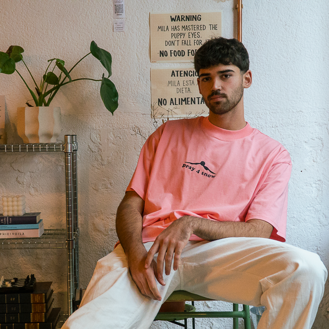 ON THE ROCKS T-SHIRT | PINK